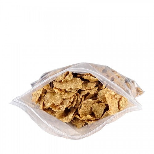 Bolsa de autocierrre con cereales dentro